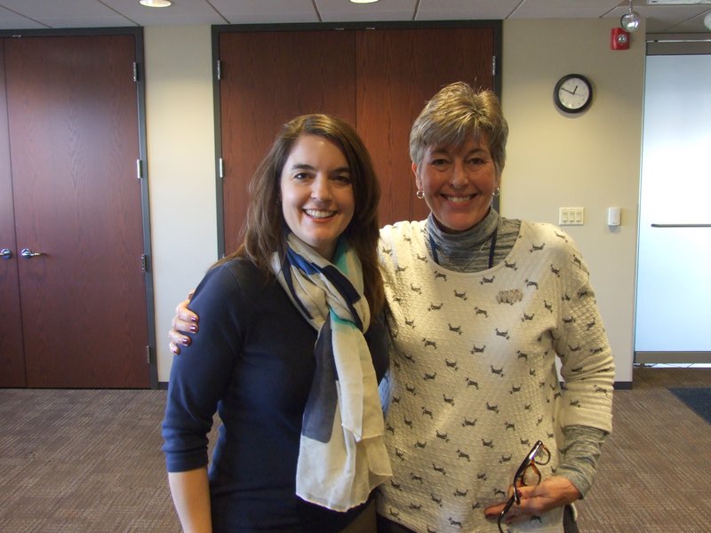 With Meagan Gillan, head of Women Ministries for the Evangelical Covenant Denomination