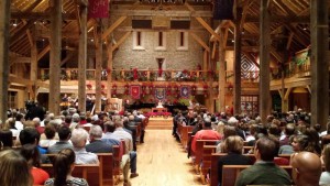 The gorgeous sanctuary inside "The Barn Church" - Liberty Presbyterian
