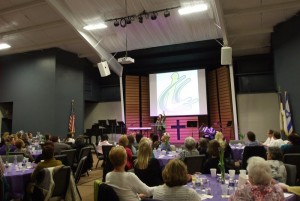 At Kent Christian Life Center speaking at their women's brunch