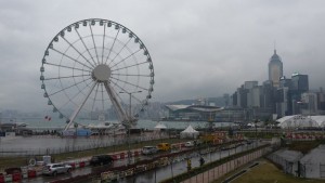 Hong Kong - best shot we got on a very dreary day