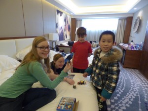 Lego is a great ice breaker for new siblings!