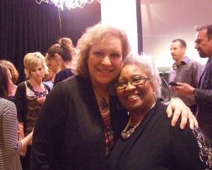 Donna getting to meet one of her long-time favorites from Women of Faith, Thelma Wells, at a conference we were at together.
