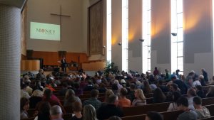 The funky mid-century modern sanctuary at First Christian